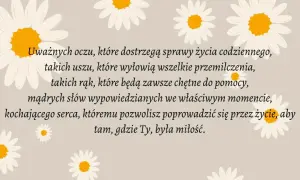 Wierszyk na urodziny dla kolegi: o uważnych oczach, pomocnych dłoniach i sercu pełnym miłości.